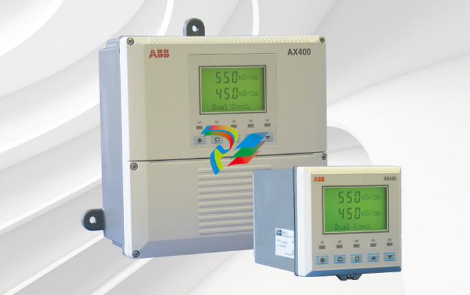 ABB AX410, AX411, AX413, AX416, AX418, AX450, AX455 and AX456 Single and dual input analyzers for low level conductivity