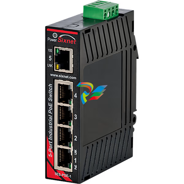 Sixnet® EB-5ES-PSE-2SC Unmanaged 5-port PoE Industrial Switch