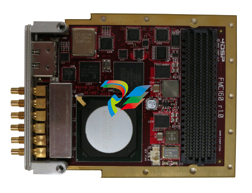 Abaco  FMC160 FPGA Mezzanine Card  Analog input and output