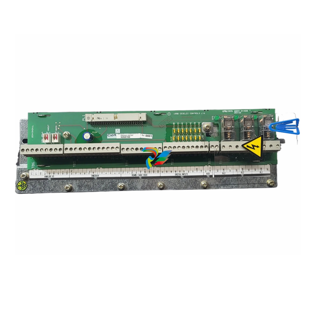 GE ALSTOM MVC3002-4001 REV 0001 MV3000 DELTA I O PANEL