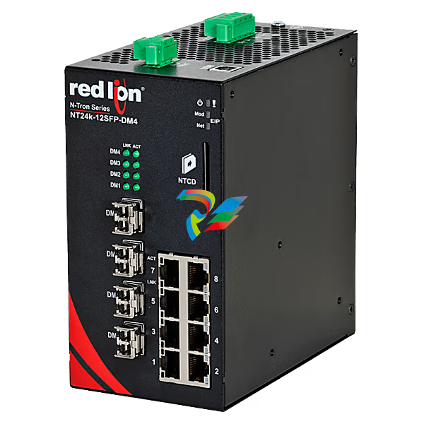 N-Tron® NT24K-12SFP-DM4 Gigabit Industrial Ethernet Switch