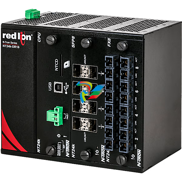 N-Tron® NT24k 16-Port, Single Redundant VDC Power Input