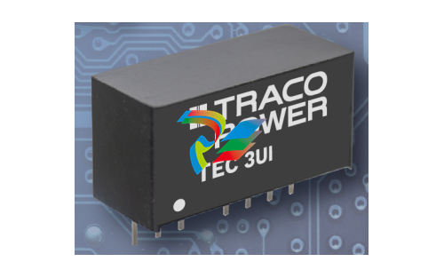TRACO Power Offers 3 Watt DC/DC Converters for Cost Sensitive Industrial Applications