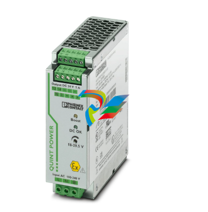 Phoenix  2320908  QUINT-PS/1AC/24DC/ 5/CO - Power supply, with protective coating