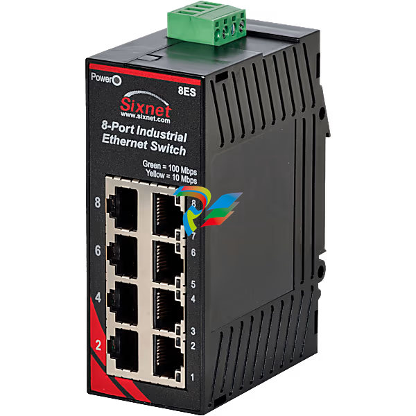 Sixnet® SL-8ES-1 Unmanaged 8-port Industrial Ethernet Switch