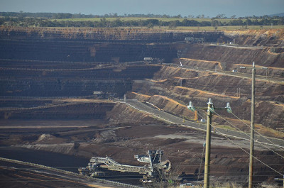 Loy Yang’s source of brown coal that sometimes contains 66% water