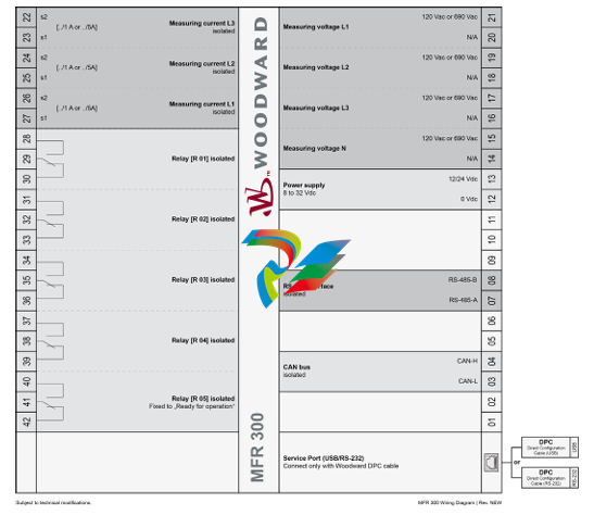 Woodward  MFR300-75M 8444-1107   8444-1108  8444-1109