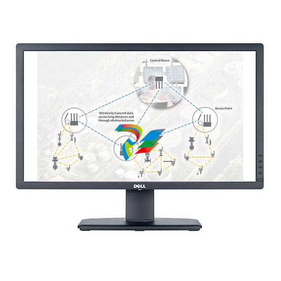 Emerson field data is wirelessly transmitted back