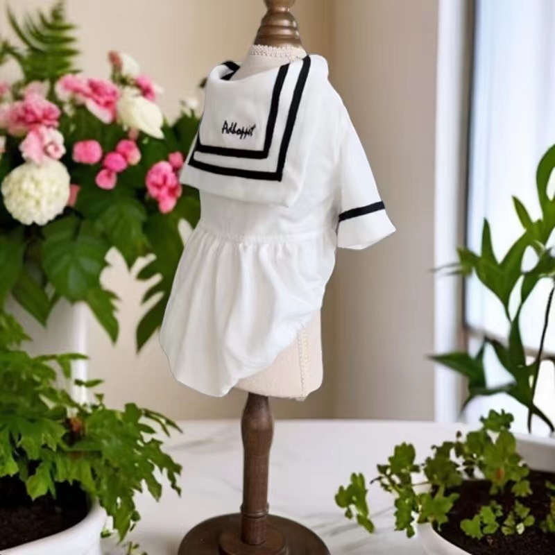 Anti-mosquito small dog sailor suit(AD-A04)