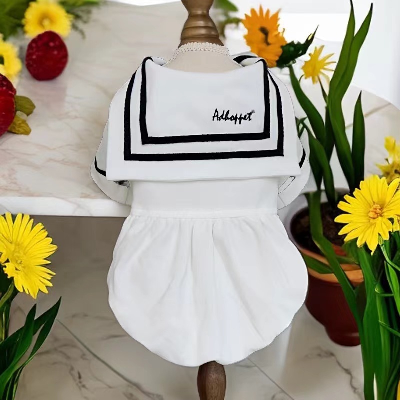 Anti-mosquito small dog sailor suit(AD-A04)