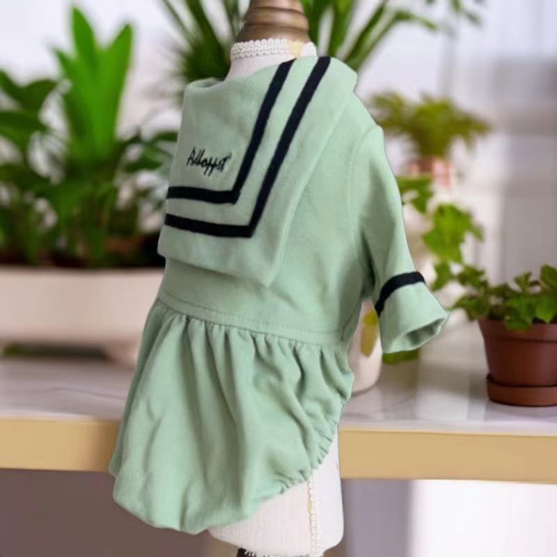 Anti-mosquito small dog sailor suit(AD-A03)