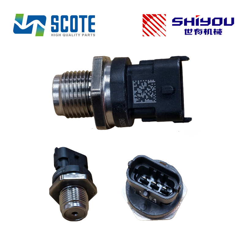 SCOTE 0281002937 Common Rail Fuel Injection Pressure Sensor Switch Excavator KOMATSU PC240-8 Spare Parts 0281006364 0281002930 028102706 5297641 5260246 3974092 504152959 504247741
