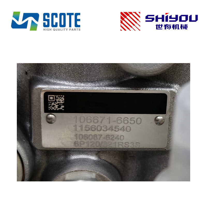 SCOTE 106671-6650 1066716650 1-15603454-0 1156034540 High Pressure Diesel Engine Fuel Injection Pump for ISUZU Engine 6WG1 HITACHI Excavator ZX450