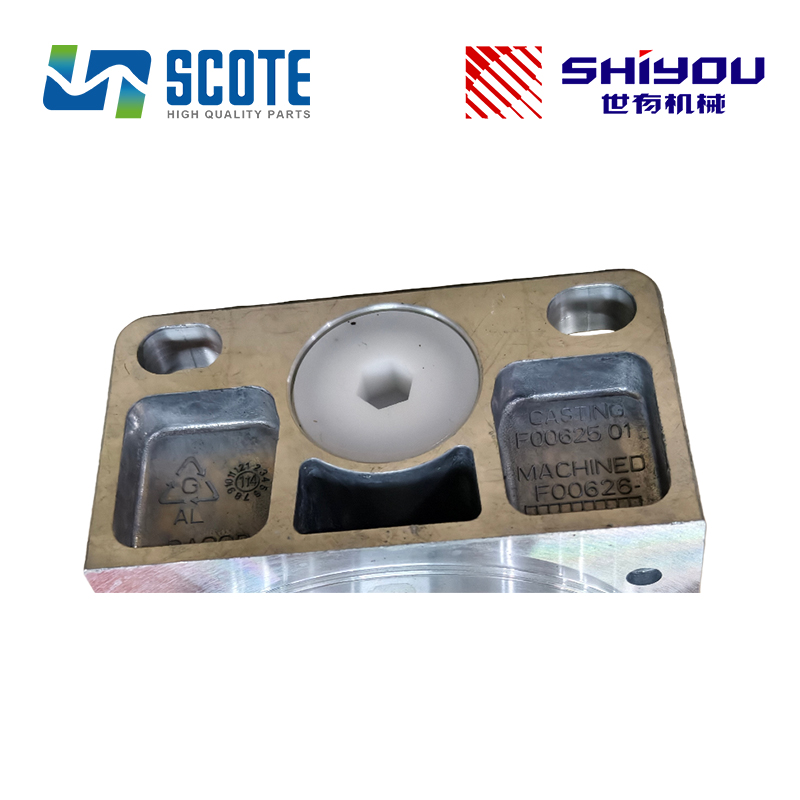 SCOTE 11110702 11110708 Fuel Filter Housing Filter Holder F00625 F00626 for Excavator VOLVO EC210B EC290B EC140 Aftermarket Part