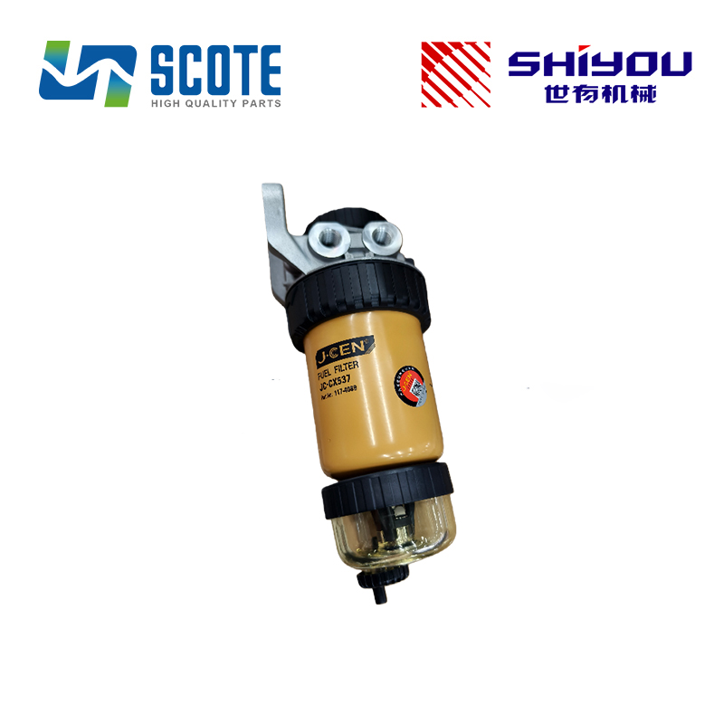 SCOTE 117-4089 1174089 Fuel Water Separator Assembly Filter for Excavator CATERPILLAR 312C 315C 318C 320B 325B 330B