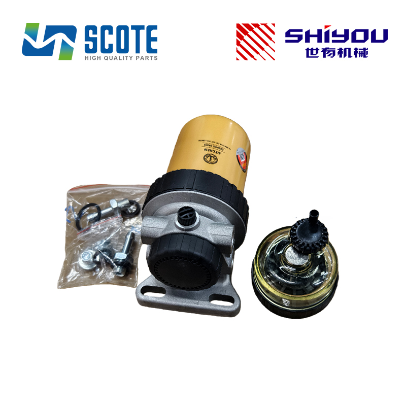 SCOTE 117-4089 1174089 Fuel Water Separator Assembly Filter for Excavator CATERPILLAR 312C 315C 318C 320B 325B 330B