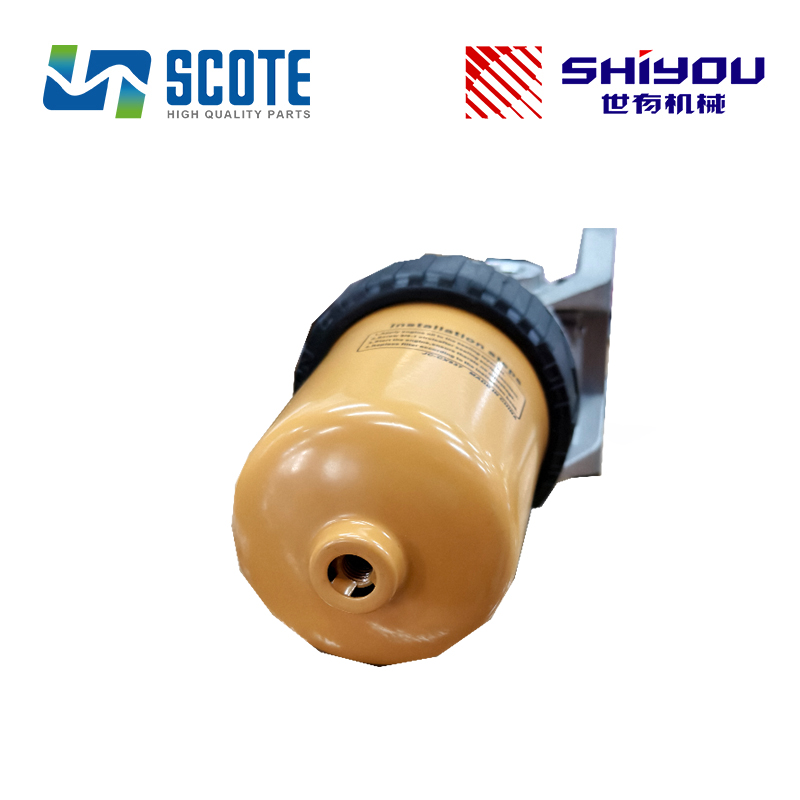 SCOTE 117-4089 1174089 Fuel Water Separator Assembly Filter for Excavator CATERPILLAR 312C 315C 318C 320B 325B 330B
