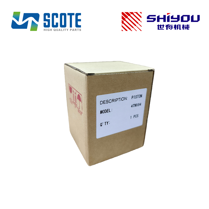 SCOTE YNM129906-22090 Direct Injection Piston Assembly Set (Flat Mushroom) for Diesel Engine KOMATSU 4D94 YAMMAR 4TNV94 4TNV94L 4TNV94HT DARWOO S55-VP DX55 Excavator VOLVO DH60 EC55B