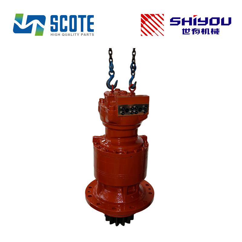 SCOTE 170303-00049B 401-00477 170301-00111C Swing Device Swing Motor with Swing Gearbox 13 Teeth for Excavator Doosan DX200 DX225