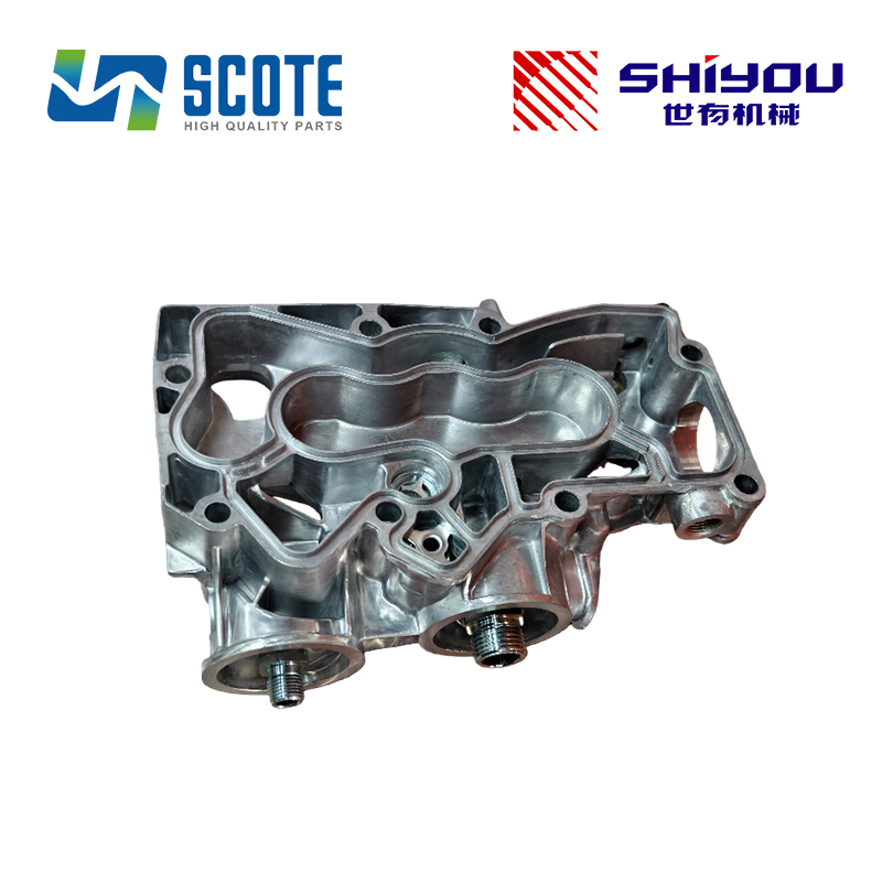 SCOTE VOE21099784 21099784 China-made Replacing Oil Cooler Cover Housing for Engine D6E VOLVO Excavator EC160C EC180C EC200B EC210C EC220D EC235C