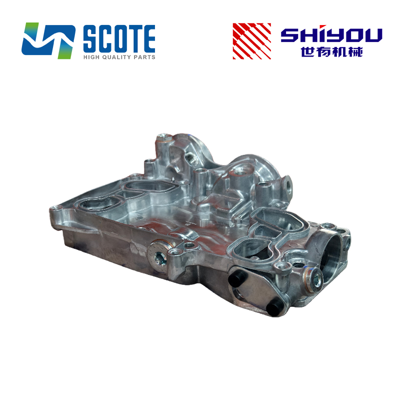 SCOTE VOE21099784 21099784 China-made Replacing Oil Cooler Cover Housing for Engine D6E VOLVO Excavator EC160C EC180C EC200B EC210C EC220D EC235C