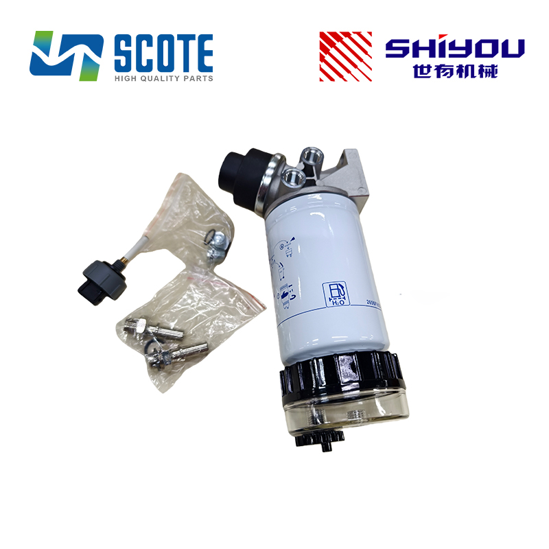 SCOTE 318-8064 3188064 313-1700 3131700 Fuel Water Separator Filter Assembly for CATERPILLAR Engine C4.4 C6.6 Excavator M322D M318D M316D LOADER 420E 430E