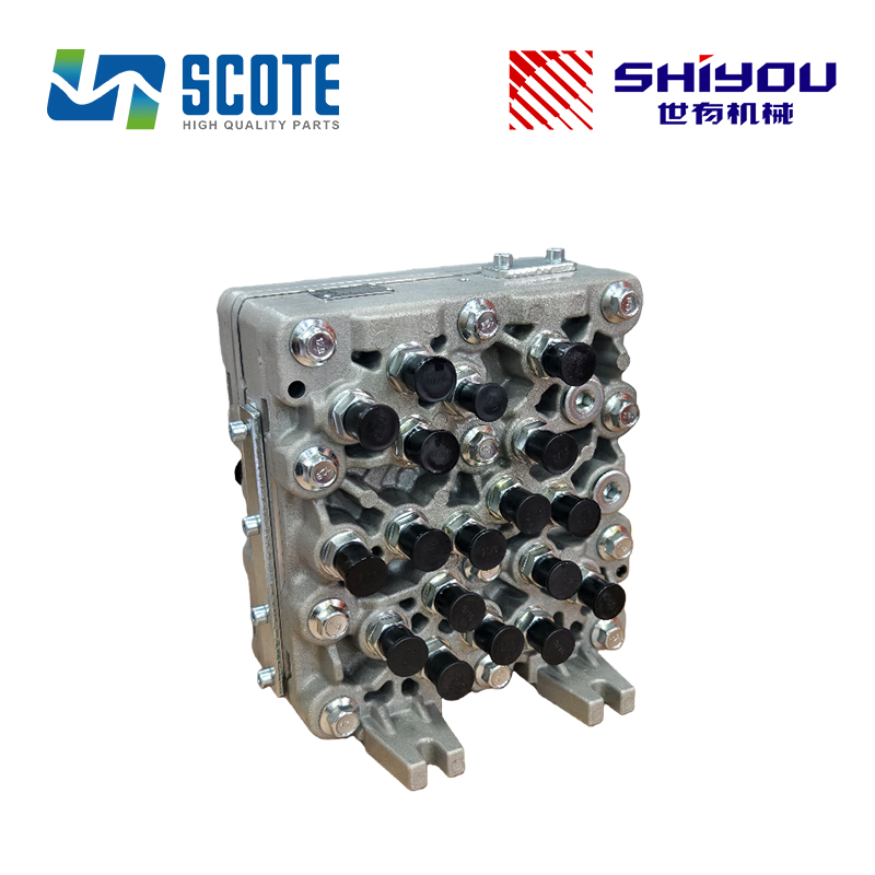 SCOTE 4468337 X4468337 4486321 Valve Shuttle Signal Control Valve Flow Control Hydraulic Valve for Excavator Parts HITACHI ZAX200 ZAX210 ZX240 ZAX250 ZAX280LC JOHN DEERE 200CLC