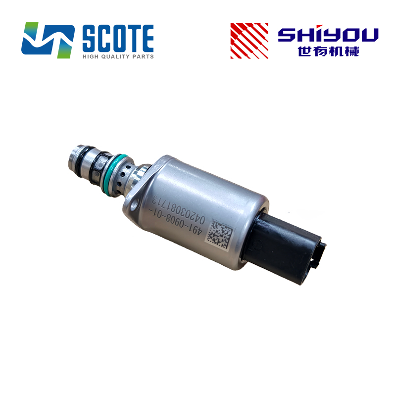 SCOTE 491-0908 4910908 Exhaust Pressure Solenoid Valve 12V/24V for CATERPILLAR Engine C7.1 Excavator E320GC E323GC E330GC E336GC E349