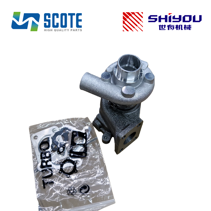 SCOTE 49131-043400 6214-400-020 TD03-06G-4 Turbo Turbocharger for MITSUBISHI ISEKI E3CG-TDB Engine in stock 4913103400 6214400020