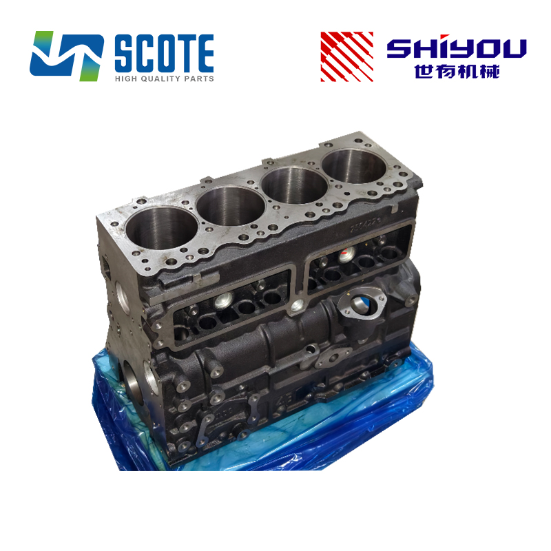 SCOTE 8-97123954-0 8971239540 Cylinder Block for ISUZU 4BG1 Diesel Engine Excavator KOBELCO SK120LC-5 SK120-V SK120LC-3