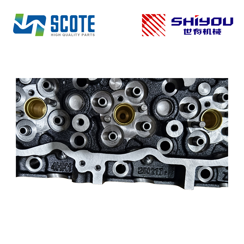 SCOTE 8-98170619-0 8981706190 Diesel Engine Cylinder Head Assmbly for Engine ISUZU 4HK1 Excavator HITACHI ZX200-3 ZX240-3 Construction Machinery Parts
