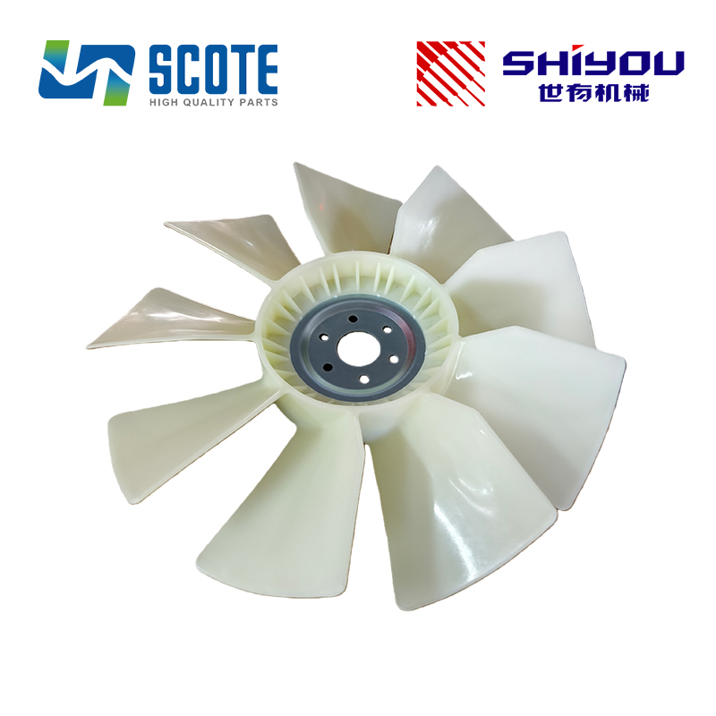SCOTE 600-623-8580 6006238580 Aftermarket Engine Cooling Fan Blade for KOMATSU Engine S6D102E SAA4D102E 6D107E Bulldozer D31-21 D37-21 D39-21