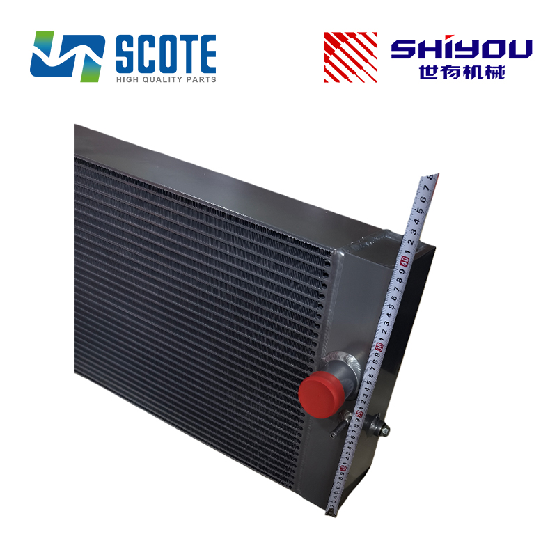 SCOTE 60196464 60182279 Radiator Hydraulic Oil Cooler Water Tank for Excavator SANY SY215-9YN