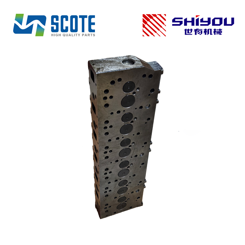 SCOTE 1-11110601-1 1111106011 1-11110906-0 1111109060 Cylinder Head Assy 5.8L for ISUZU Engine 6BD1 6BD1T 6BG1T Excavator HITACHI EX200 ZX200