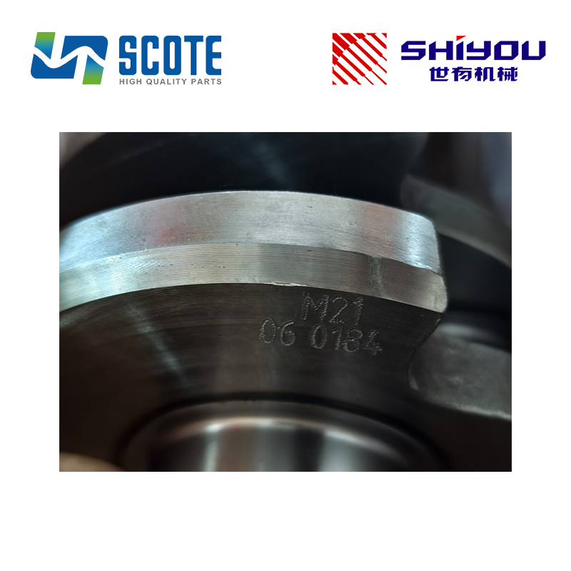 SCOTE 1-12310-407-1 1123104070 5-12310-151-0 5123101510 Forged Steel Crankshaft for ISUZU Diesel Engine 6BDT1 6BDT Excavator EX200 HR1000 HR320 RX2000