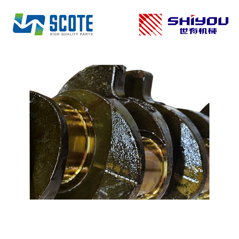SCOTE 1123104480 1123104071 Diesel Engine Crankshaft  Alloy Steel for ISUZU 6BG1 Engine Parts Truck JOHN DEERE CASE HITACHI
