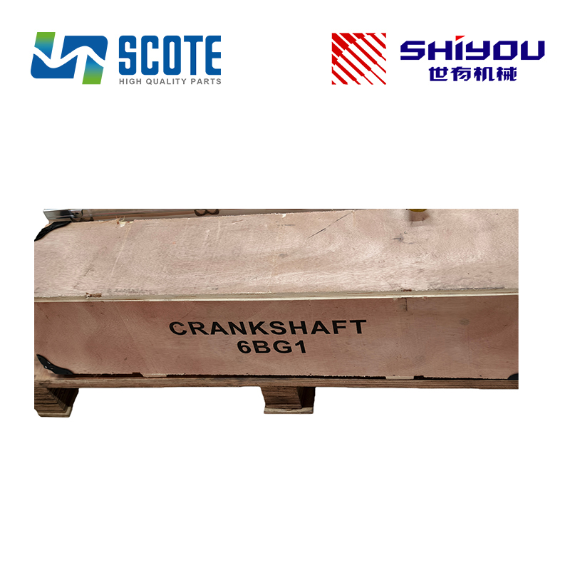 SCOTE 1123104480 1123104071 Diesel Engine Crankshaft  Alloy Steel for ISUZU 6BG1 Engine Parts Truck JOHN DEERE CASE HITACHI
