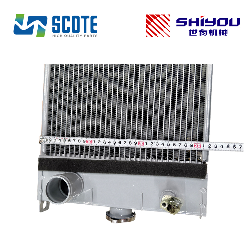 SCOTE 20Y-03-41652 20Y0341652 20Y-03-42452 20Y0342452 Aluminium Radiator Core Oil Cooler Water Tank 1110x320MM for KOMATSU Engine 6D107E Excavator PC200-8 PC210-8