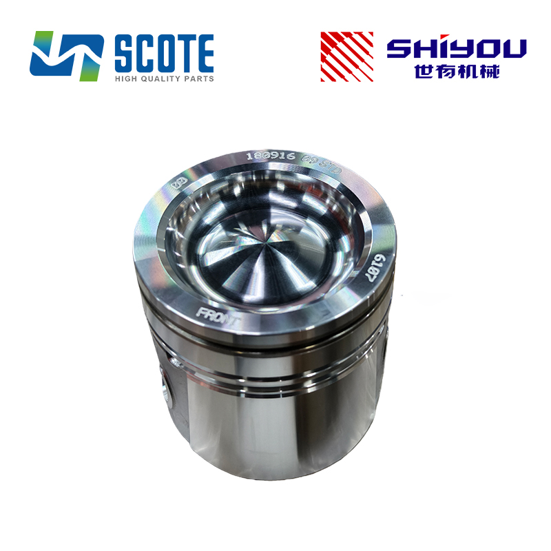 SCOTE 6754-31-2110 6754312110 4934860 4955160 Engine Piston with Pin 40x90 for Engine KOMATSU 6D107 CUMMINS QSB6.7 Excavator PC200-8
