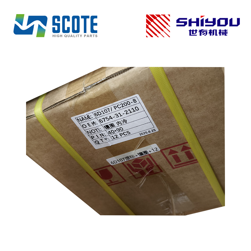 SCOTE 6754-31-2110 6754312110 4934860 4955160 Engine Piston with Pin 40x90 for Engine KOMATSU 6D107 CUMMINS QSB6.7 Excavator PC200-8