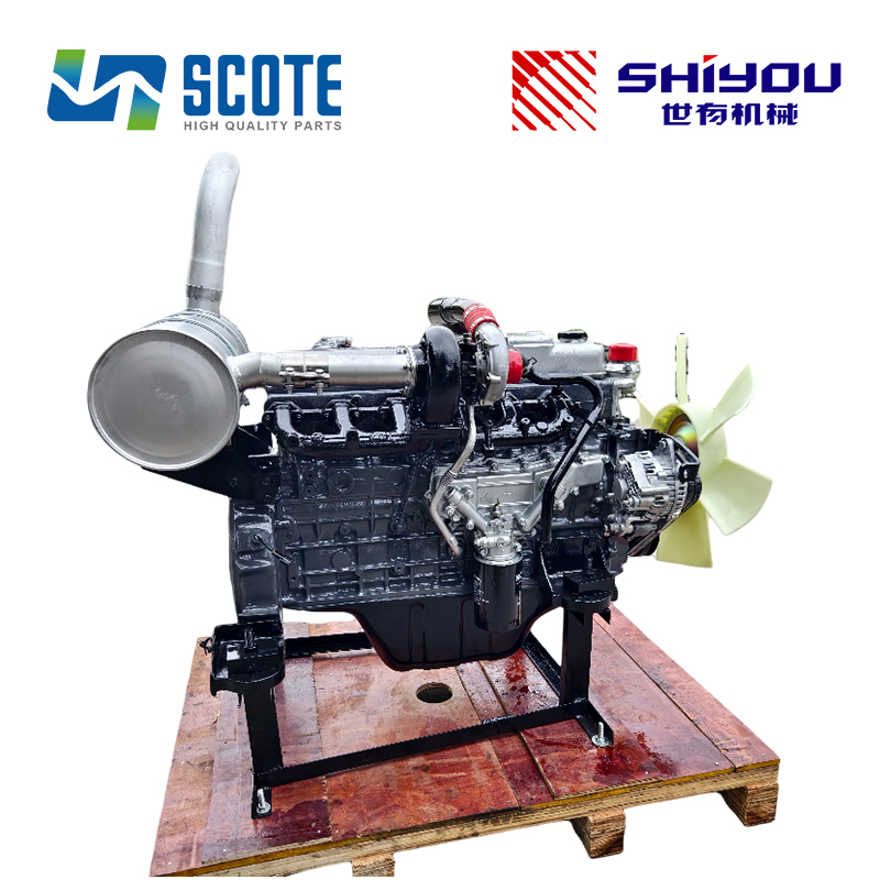SCOTE 6D34 Remanufactured Diesel Engine Assembly for Excavator Kobelco SK200 SK350 Engine Complete
