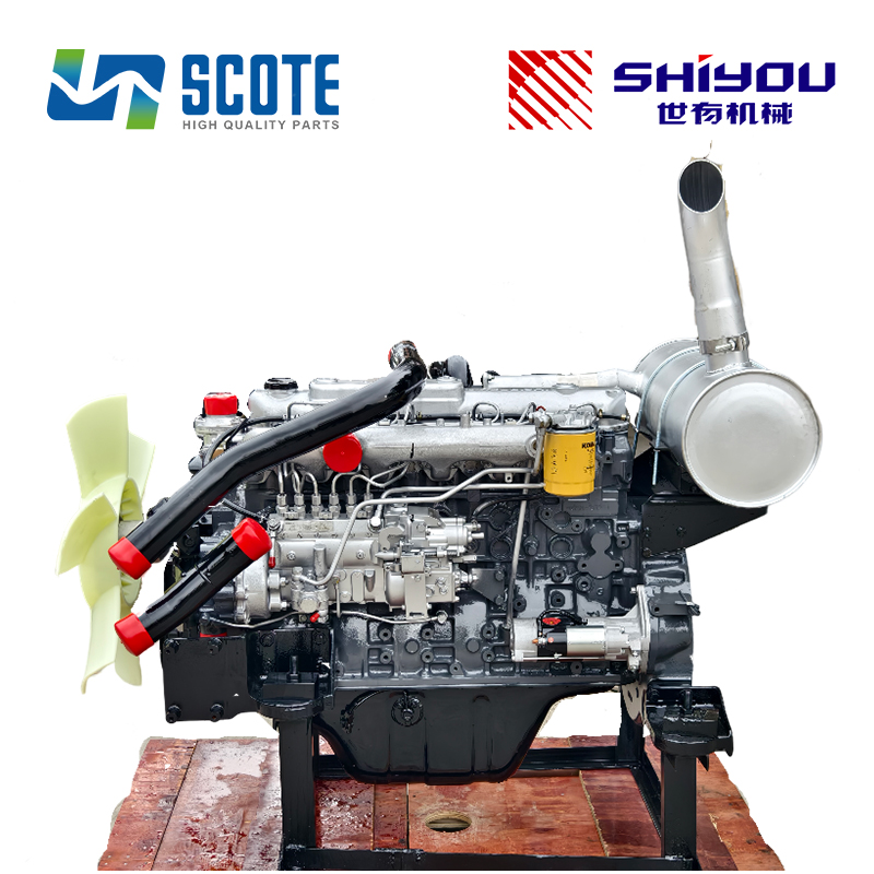 SCOTE 6D34 Remanufactured Diesel Engine Assembly for Excavator Kobelco SK200 SK350 Engine Complete