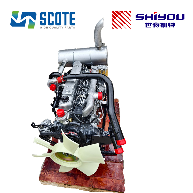 SCOTE 6D34 Remanufactured Diesel Engine Assembly for Excavator Kobelco SK200 SK350 Engine Complete
