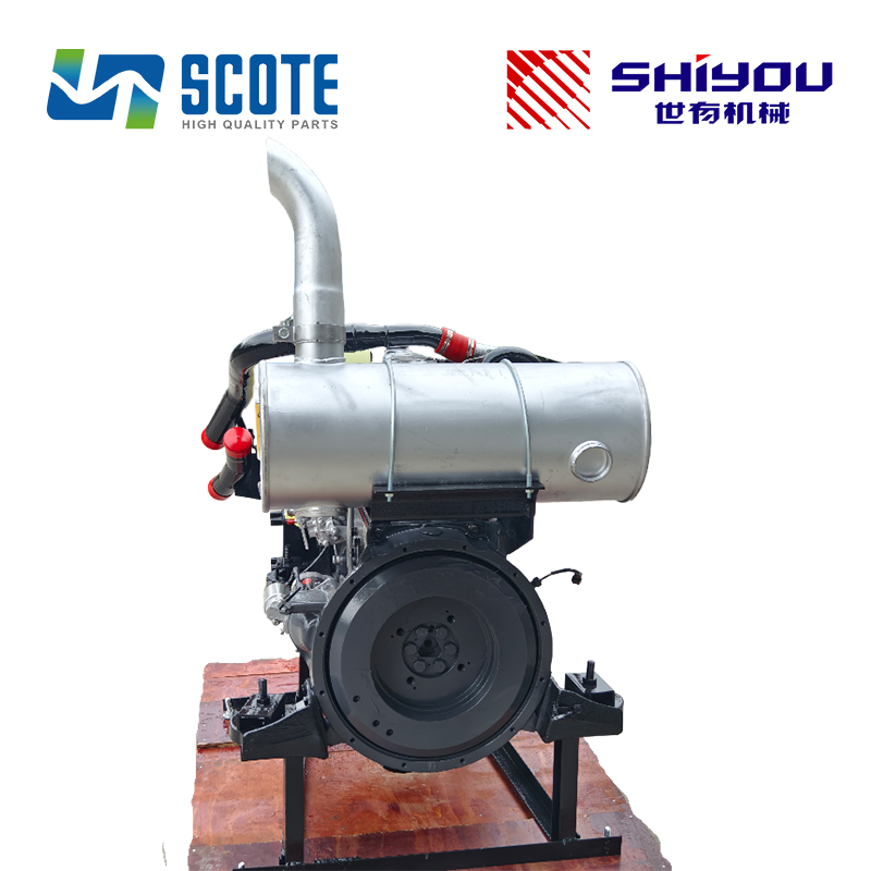 SCOTE 6D34 Remanufactured Diesel Engine Assembly for Excavator Kobelco SK200 SK350 Engine Complete