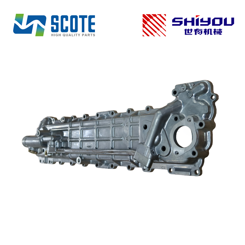 SCOTE 1-13201011-1 1132010111 Diesel Engine Oil Cooler Cover for Engine ISUZU 6HK1 6HK1T Excavator ZX330