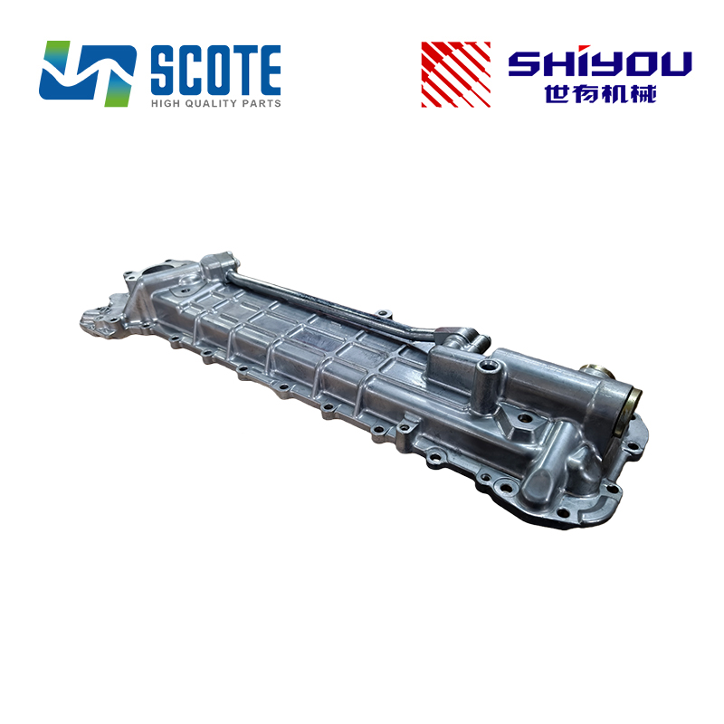 SCOTE 1-13201011-1 1132010111 Diesel Engine Oil Cooler Cover for Engine ISUZU 6HK1 6HK1T Excavator ZX330