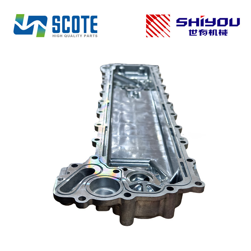 SCOTE 1-13201011-1 1132010111 Diesel Engine Oil Cooler Cover for Engine ISUZU 6HK1 6HK1T Excavator ZX330