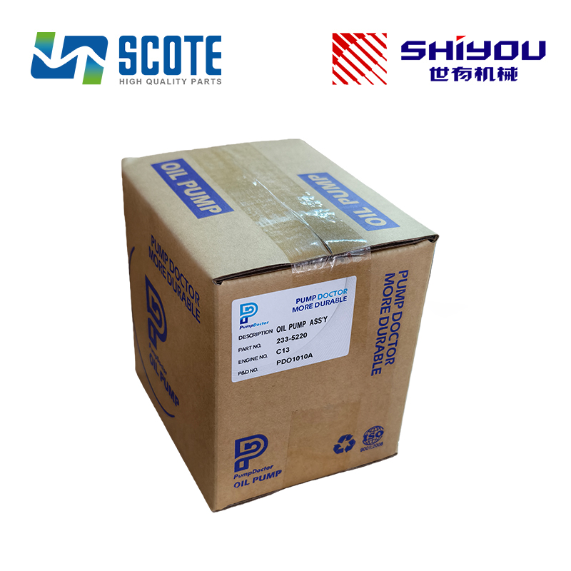 SCOTE 233-5220 2335220 10R-2296 10R2296 Engine Oil Pump Assembly for Engine CATERPILLAR C13 C12 C-12 C11 3176 3196 Excavator E345B E349D E365B Wheel Loader 996H Compactor 815F 816F Dozer D8N D7R