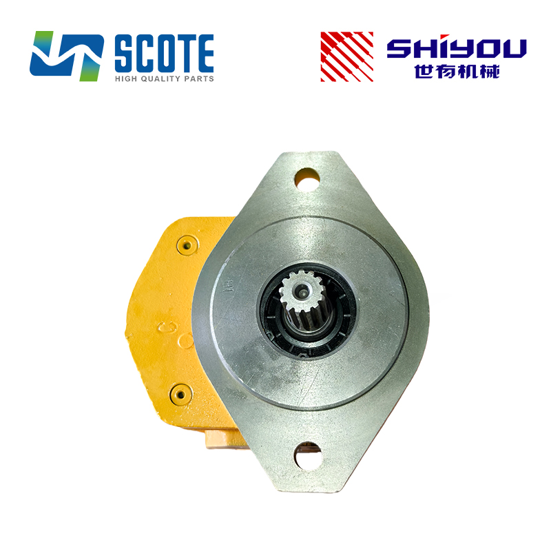 SCOTE W-01-00135 CBGJ1032/1032 High Pressure Dual Gear Pump Right Rotation 13 Teeth for Wheel Loader 937H
