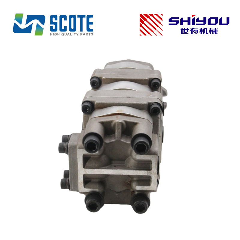 SCOTE 705-41-08090 7054108090 Triple Hydraulic Gear Pump SBR14+14+10/11T Compatible with Excavator KOMATSU PC40-7 PC50UU-2